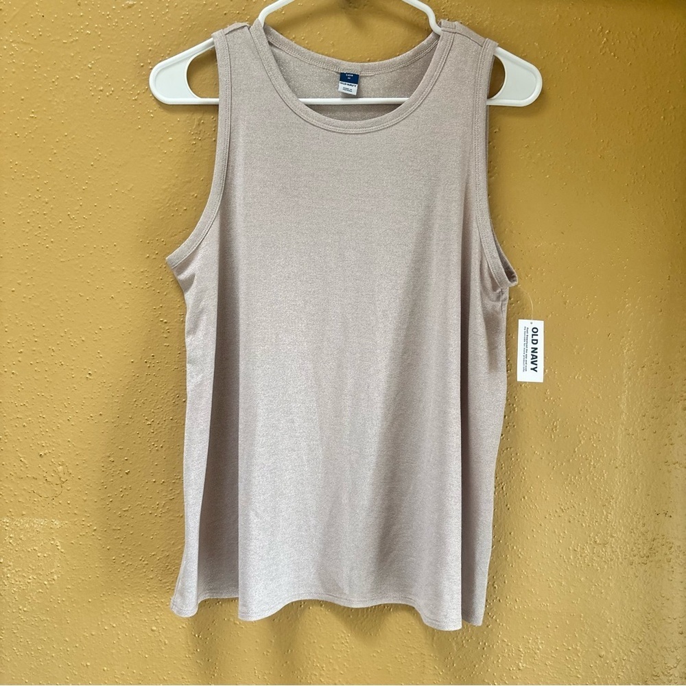 Old Navy luxe Light pink shine Top size M